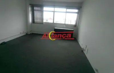 Sala para alugar, 33 m² - bairro - centro - guarulhos/sp - por r$825,00