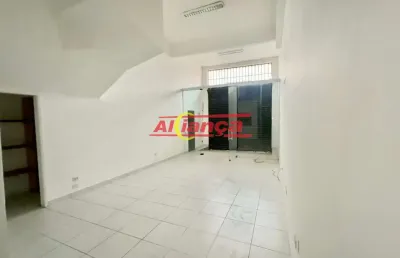 Salão com 178m², mezanino e salas para alugar no centro de guarulhos - por r$ 10.000,00