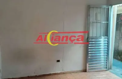 Casa para alugar com 01 quarto, 55m², parque continental ii, guarulhos/sp por r$ 1000,00