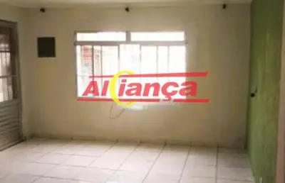 Sobrado para alugar com 250m², 2 quartos, 1 suíte, 02 vagas - jd santa cecília - guarulhos/sp por