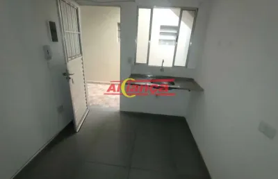 Casa para alugar com 35m², 1 quarto - estilo kitnet - na ponte grande - guarulhos/sp por r$ 1.100,00