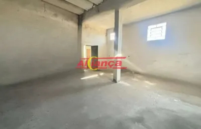 Salão 95,76m² + 450,39m² de terreno para alugar-  picanço - guarulhos/sp  por r$ 5.000