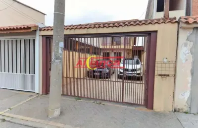 Sobrado 3 quartos ,1 suite para alugar, 143m² - jd. tranquilidade - guarulhos /sp - por r$ 7.000,00