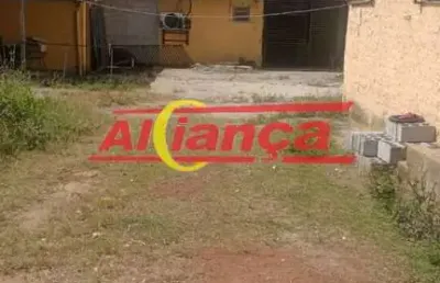 Terreno para alugar com 660m² + casa, jd. albertina - guarulhos/sp  por r$5.500,00