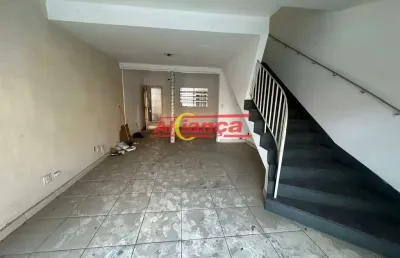 Salão para alugar, 94m² - sendo um salão térreo, mais 3 salas em cima, vila galvão - por r$ 3.800,00