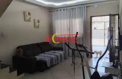 Sobrado para alugar com 3 quartos sendo 1 suíte e 2 vagas, jd. santa mena - por r$ 3.800,00