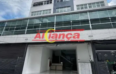 Sala para alugar, 400 m² com 2 banheiros - bairro -centro de  guarulhos/sp