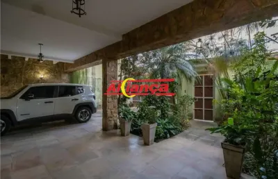 Casa com 4 quartos e 3 suites para alugar, 450m² - jardim maia - guarulhos/sp por 14.000,00