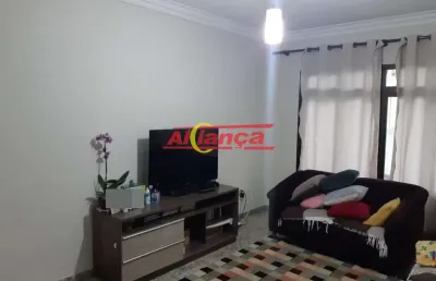 Sobrado com edícula para alugar, 3 quartos, sendo 3 suítes, 2 vagas, 160m², maia-guarulhos