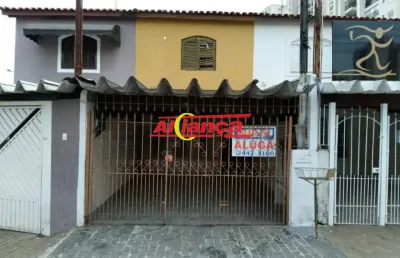Sobrado para alugar, 2 quartos e 2 vagas cobertas, 72,10 m², picanço - guarulhos por r$ 2.500,00