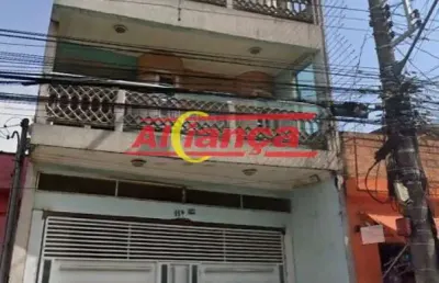 Casa + salão para alugar, 600m²- parque primavera   - guarulhos/sp- por r$ 5.500,00