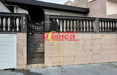 Sobrado para alugar, 3 quartos e 2 vagas, 120m², - ponte grande guarulhos por r$ 4.433,00