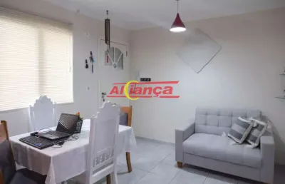 Apartamento mobiliado para alugar, 42m², 2 quartos, 1 vaga, parque cecap - guarulhos/sp por r$ 3.200