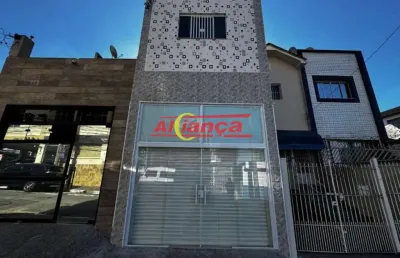 Prédio comercial para alugar, 140m² - bairro - centro - guarulhos/sp - por r$ 6.500,00