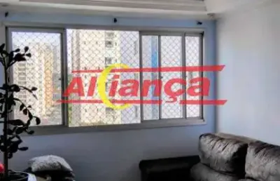 Apartamento com 3 quartos para alugar,  80m² - bairro macedo - guarulhos/sp -  por r$ 2.100,00