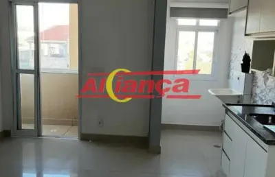 Apartamento para alugar com 2 quartos, varanda, 1 vaga - cumbica - guarulhos por r$:1.700