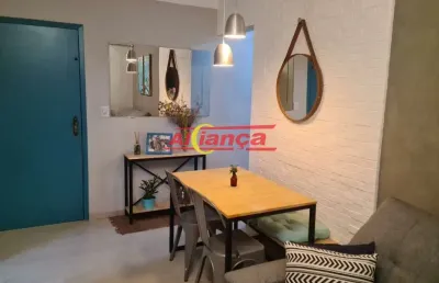 Apartamento para alugar, 2 quartos  e 1 vaga, 70m², picanço - guarulhos r$ 2.000,00