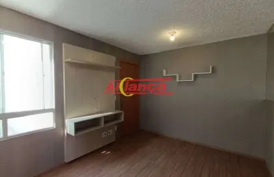 Apartamento com 2 quartos para alugar, 41m² - água chata  - guarulhos/sp por r$ 1.300,00