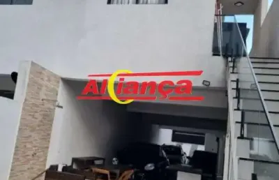 Sobrado com 3 quartos para alugar,  200m² -jardim vila galvão - guarulhos /sp - por r$9.000,00