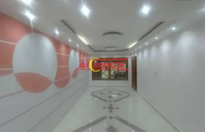 Sobrado para alugar 3 quartos, sendo 1 suíte e 2 vagas, 220m²  vila galvão-guarulhos por r$4.300,00