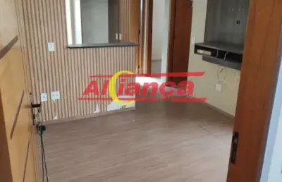 Apartamento com 2 quartos para alugar,  42m² - jardim alvorada - guarulhos/sp - por r$ 1.300,00