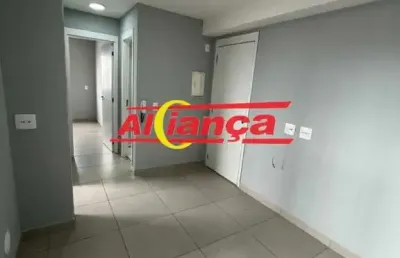 Apartamento com 2 quartos para alugar,  44m² - vl das bandeiras - guarulhos/sp -  por r$ 1.960,00
