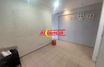 Sala comercial para alugar  38m² | condomínio center ii  centro de guarulhos  por r$ 1.200,00