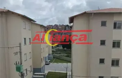 Apartamento para alugar com 45m², 02 quartos e 01 vaga, jardim são domingos - guarulhos por r$ 1.200