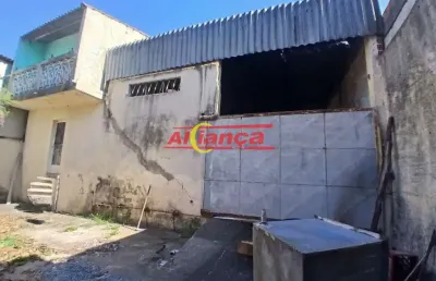 Galpão 200m² + sobrado 80m² comercial para alugar , 3 vagas de garagem - pimentas - guarulhos