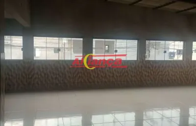 Sala comercial para alugar 180m²  com 2 banheiros - taboão - guarulhos por r$: 1.700,00