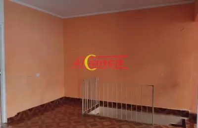 Casa residencial para alugar com 2 quartos, sendo 1 suíte, jd. bela vista - guarulhos por r$1.800,00