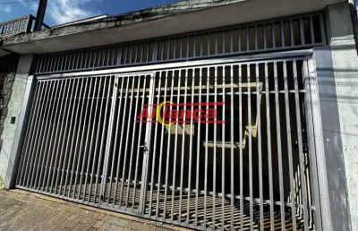 Sobrado para alugar com 3 quartos sendo 3 suítes  145m² - bairro - vila galvão - guarulhos /sp