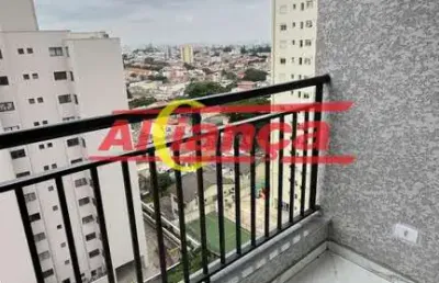 Apartamento semi mobiliado para alugar com 2 quartos, 1 vaga- v. galvão - guarulhos por r$: 2.000,00