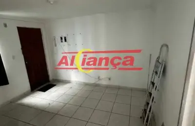 Apartamento com 02 quartos para alugar, 01 vaga, 48m², sítio são francisco - guarulhos/sp por r$1100