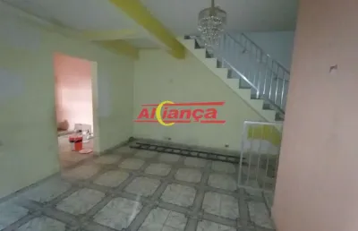 Sobrado para alugar com 2 quartos- 58m²- cumbica - guarulhos - sp, por r$ 1.500,00