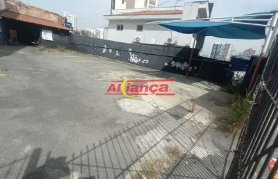 Terreno comercial pátio estacionamento, sala , banheiro - centro - guarulhos por r$: 4.000,00