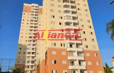 Apartamento para alugar com 3 quartos sendo 1 suíte, 69m² - vila rio de janeiro - guarulhos/sp