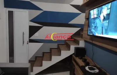 Sobrado para alugar com 2 quartos, sendo 1 suite, 2 vagas, - jd.  morada feliz - itaquaquecetuba