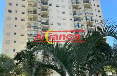 Apartamento com 2 quartos para alugar,  70m² - vila augusta - guarulhos/sp -  por r$ 3.350,00