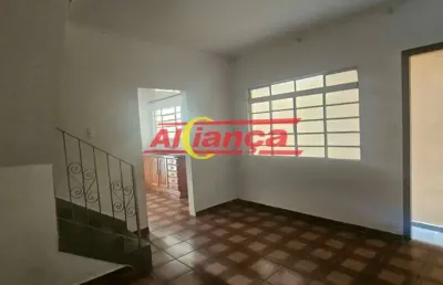 Sobrado com 4 quartos e 2 vagas para alugar,120m² -jardim flor da montanha -guarulhos /sp -r$3.000