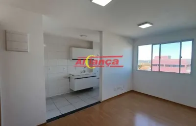 Apartamento com 2 dormitórios para alugar, 46m² - vila barros - guarulhos/sp por r$ 1.500,00