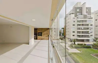 Apartamento com 4 dormitórios à venda, 188 m² por r$ 2.850.000,00 - agua verde - curitiba/pr