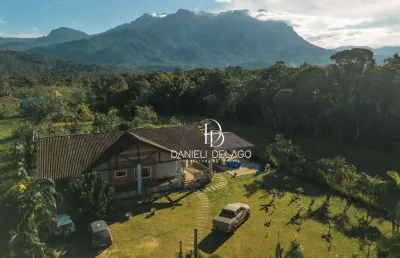 Chácara com 4 dormitórios, 3670 m² - venda por r$ 800.000 ou aluguel por r$ 6.750/mês - raia velha - morretes/pr
