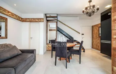 Apartamento duplex com 2 dormitórios para alugar, 66 m² por r$ 4.656,00/mês - mercês - curitiba/pr
