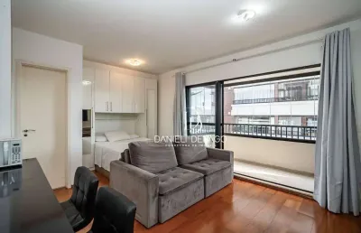 Studio com 1 dormitório para alugar, 36 m² por r$ 2.818/mês - mercês - curitiba/pr