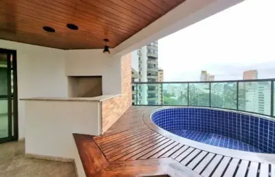 Apartamento avenda no morumbi com 4 suites e 4 vagas