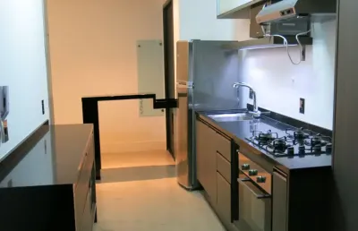 Apartamento  mobiliado    avenda  na chacara sto antonio  com 70 metros  2 dormitorios   sendo umsuite  uma vaga