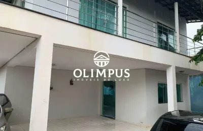 Casa com dois pavimentos para locação no bairro jardim karaíba, com área aproximada de 420m²