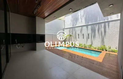 Cód. 3574 - belíssima casa de luxo no condomínio jardins barcelona - bairro nova uberlândia