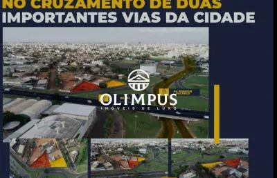Excelente área de 975,21m² no bairro tibery na avenida rondon pacheco esquina com a avenida espanha